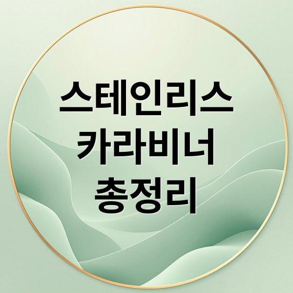스테인리스
카라비너
총정리 (스테인리스 카라비너 허용하중표)