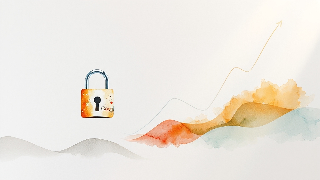 성공적인 애드센스 운영을 위한 정책 준수 전략 (watercolor 스타일)