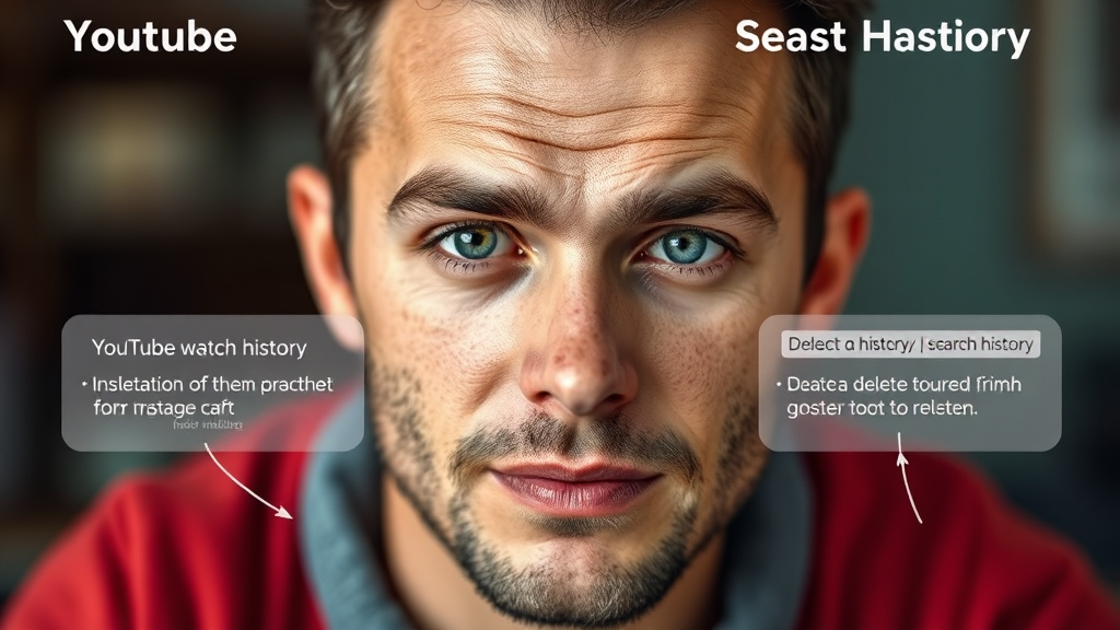 유튜브 시청 기록 관련 궁금증 해결 (Q&A) (realistic 스타일)