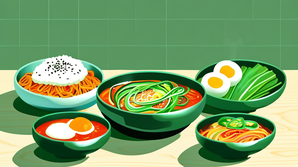 지칭개 활용법: 건강과 맛을 동시에 (illustration 스타일)