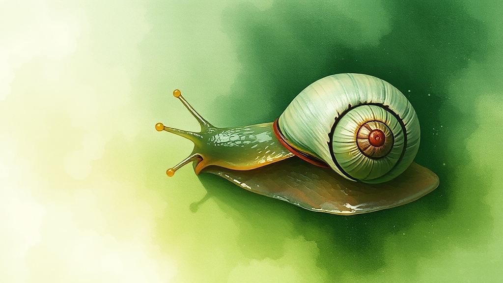 다슬기즙의 주요 영양 성분 (watercolor 스타일)