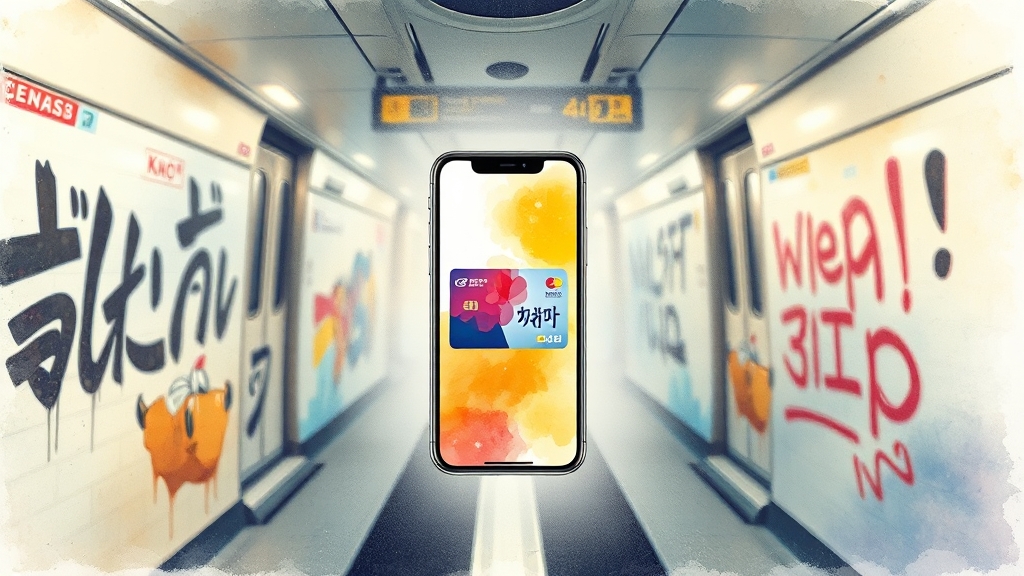 애플페이 티머니 활용법 (watercolor 스타일)