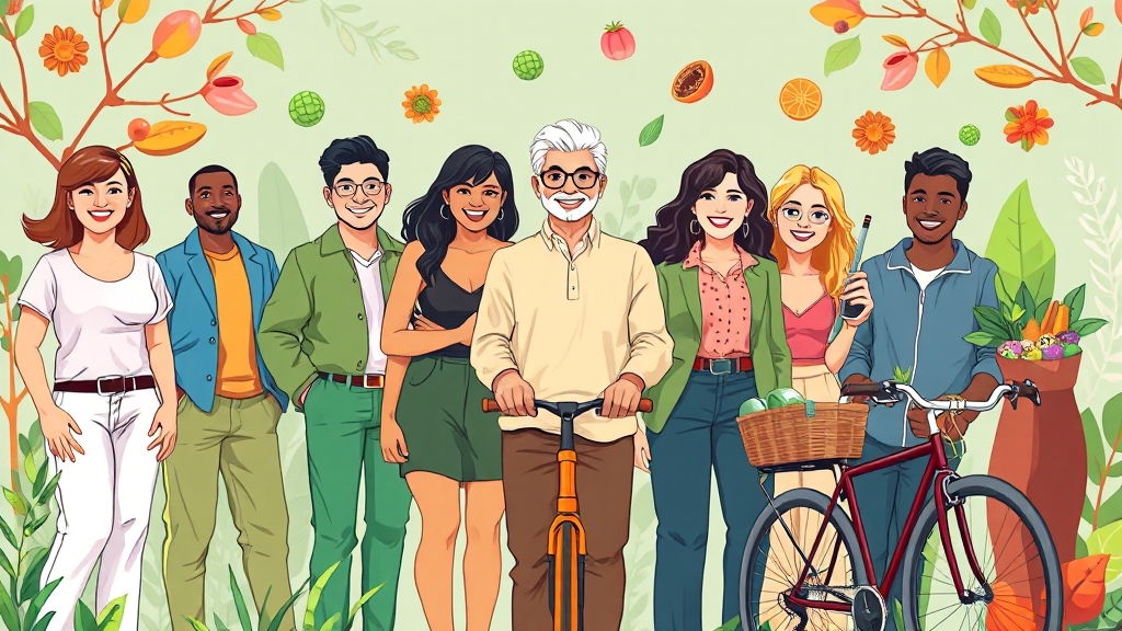 췌장암 예방 및 생활 관리 (illustration 스타일)