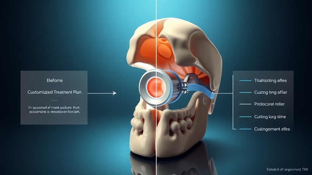 턱관절 치료의 기본 원리 (illustration 스타일)