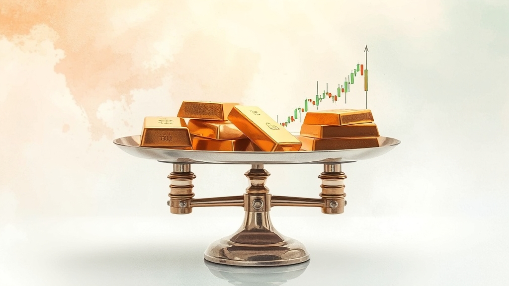 다양한 금 투자 방법 비교 (골드뱅킹, ETF, 실물) (watercolor 스타일)