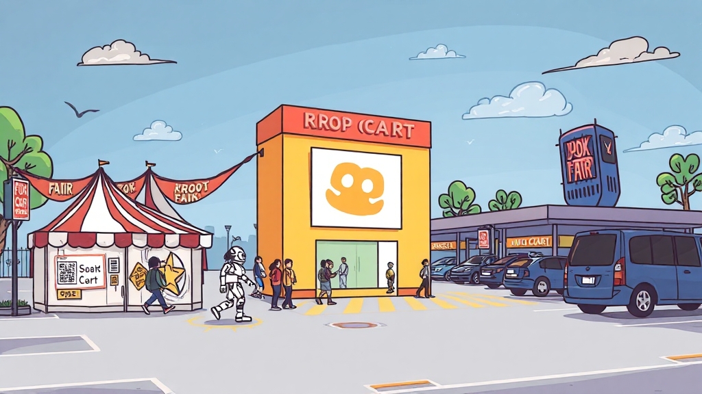 로보월드, 편의시설은? (cartoon 스타일)