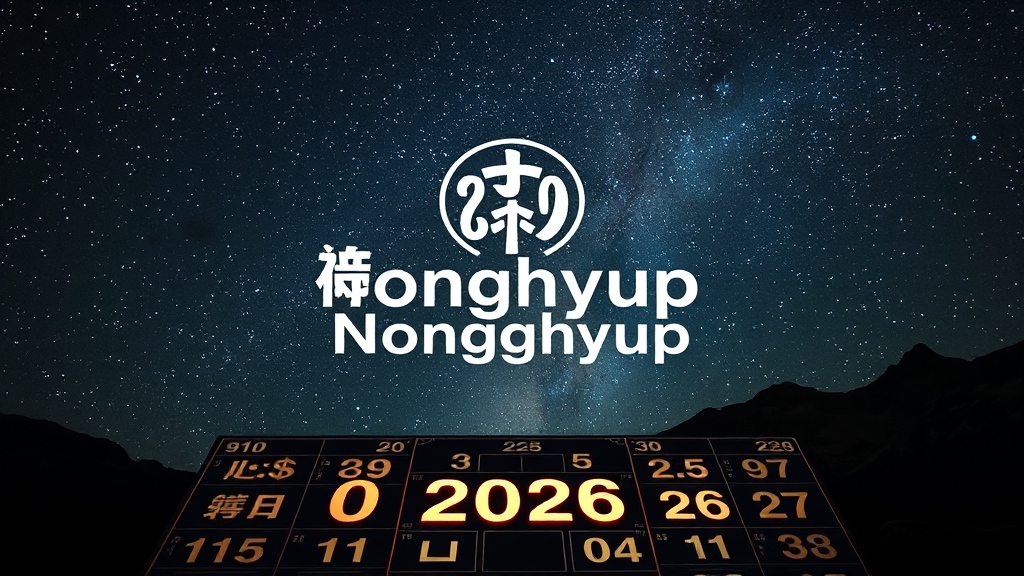 농협 무료 운세 이용법 (realistic 스타일)