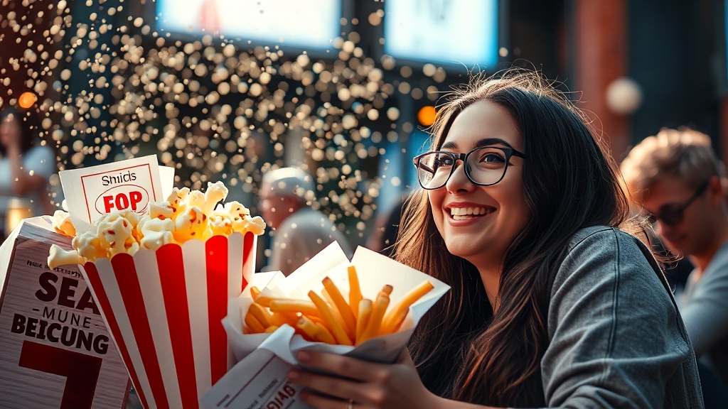 영화, 외식, 뷰티 할인 (realistic 스타일)