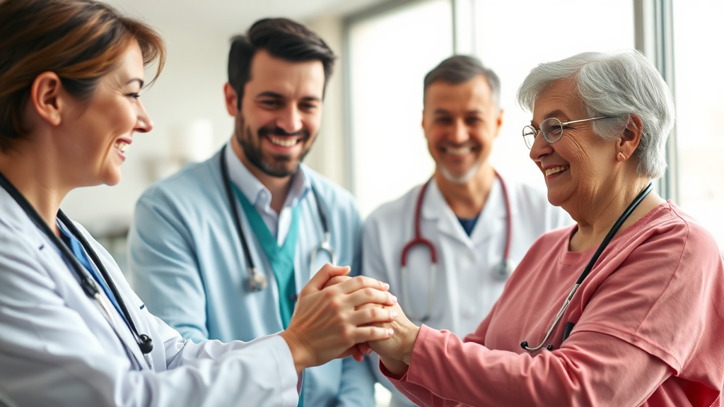 의료·돌봄 전문가 (realistic 스타일)