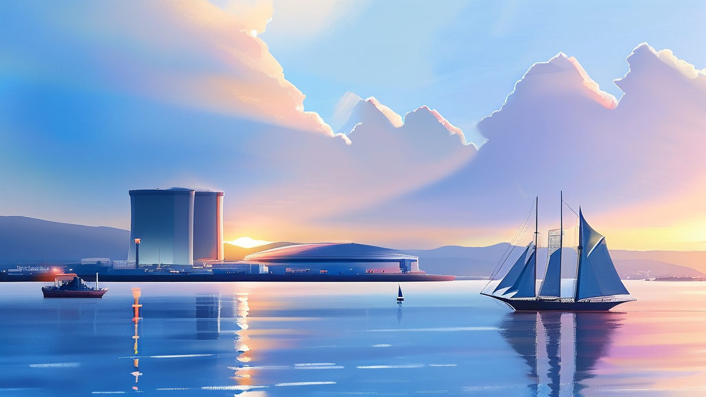 삼성중공업 실적 분석 및 투자 위험 요소 (watercolor 스타일)