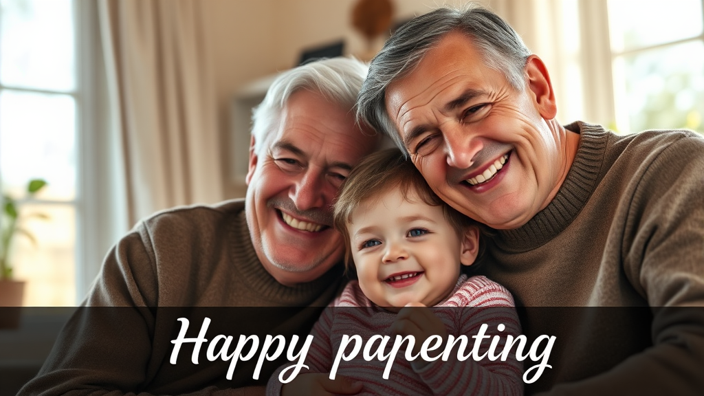 행복한 육아를 응원합니다! (realistic 스타일)