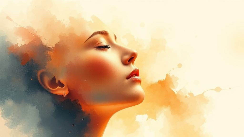 AI 시대, 왜 마인드셋 전환이 중요할까? (watercolor 스타일)