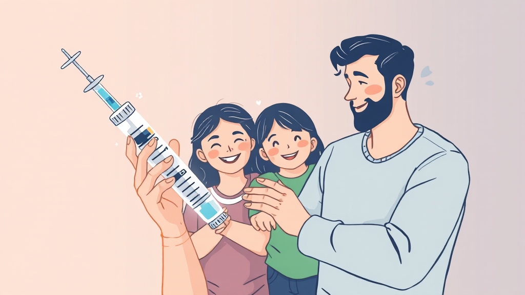 독감 예방접종 관련 자주 묻는 질문 (illustration 스타일)