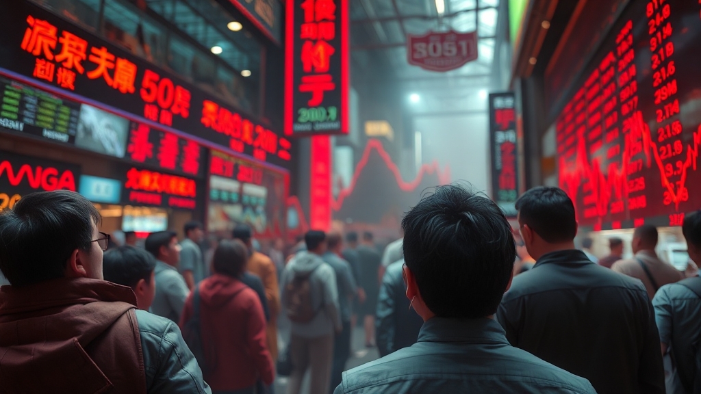 반대매매 사례 분석 및 과거 시장 비교 (realistic 스타일)