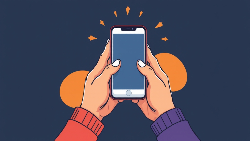 알뜰폰 가입 방법: 어렵지 않아요! (illustration 스타일)