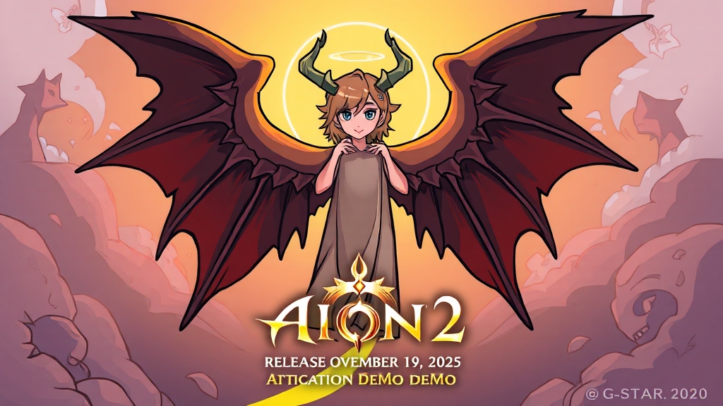 아이온2, 2025년 11월 19일 출시! (cartoon 스타일)