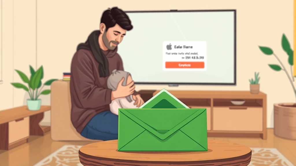 육아휴직 급여와 연말정산 꿀팁 (illustration 스타일)