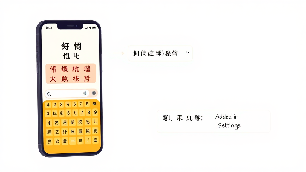 삼성 키보드 한자 입력 기능, 숨겨진 활용법 (cartoon 스타일)