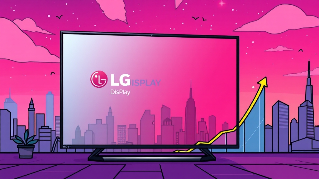 결론: OLED 시장, 미래를 밝히다 (cartoon 스타일)