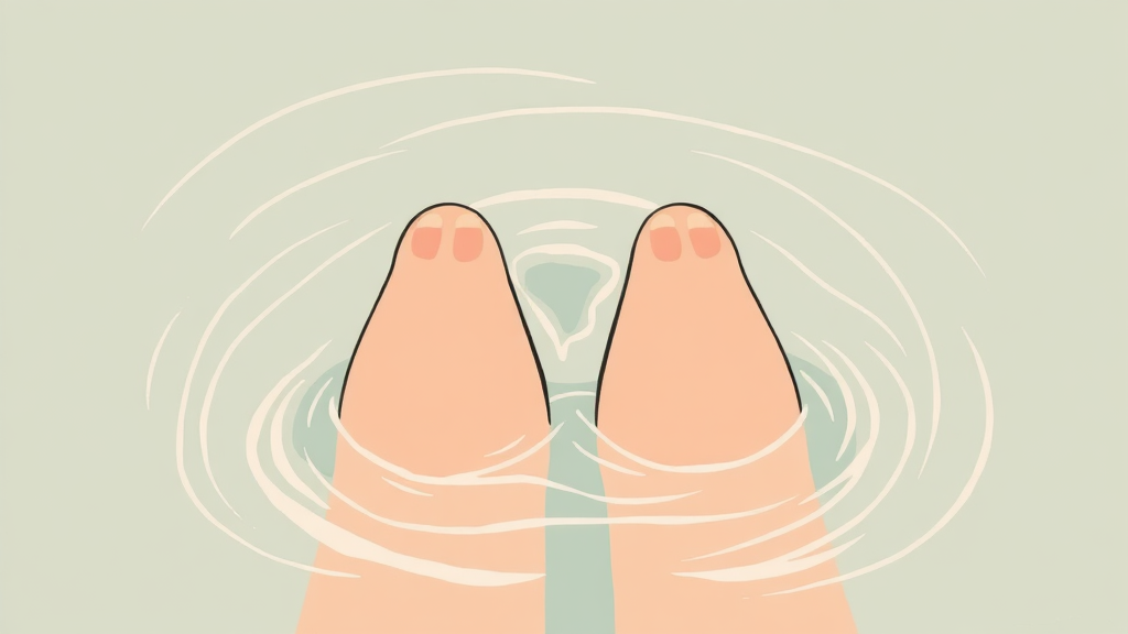 퇴원 후 관리 용품 (illustration 스타일)