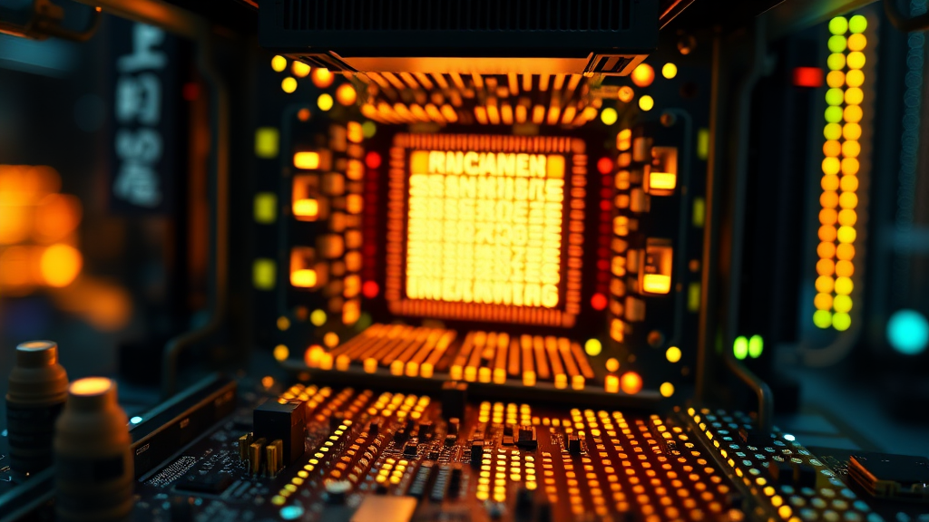 국내외 HBM 밸류체인 비교 (realistic 스타일)