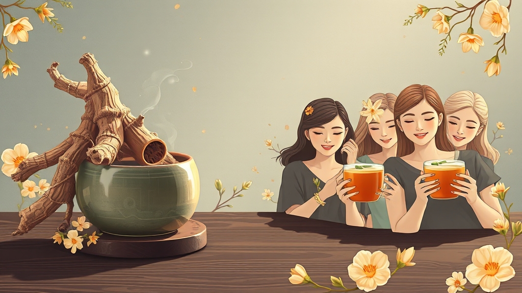 황기의 하루 권장량과 보관법 (illustration 스타일)