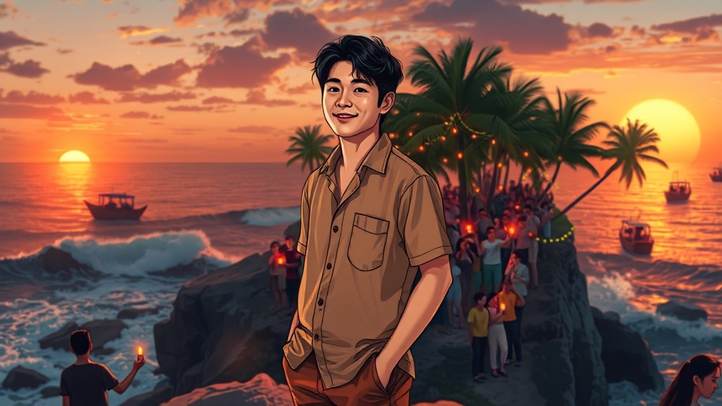 방송 정보 및 다음 회 예고 (illustration 스타일)