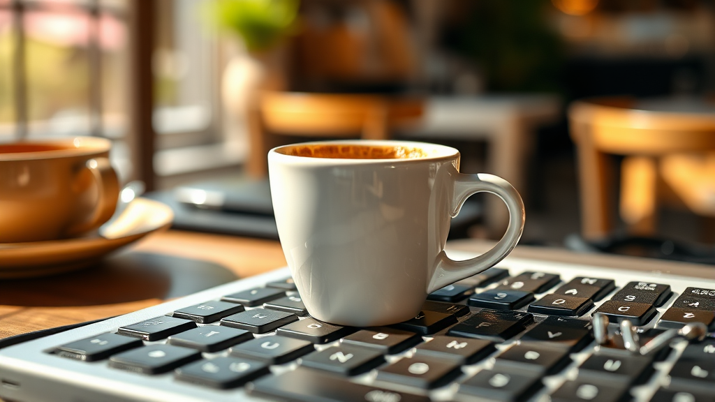 카페 바로가기, 왜 필요할까? (realistic 스타일)