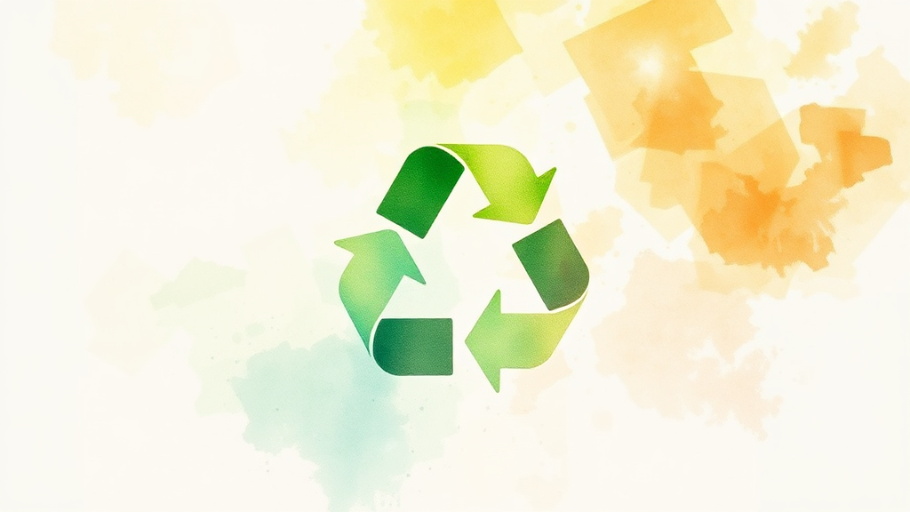 폐배터리 재활용 관련 규제 및 정책 동향 (watercolor 스타일)