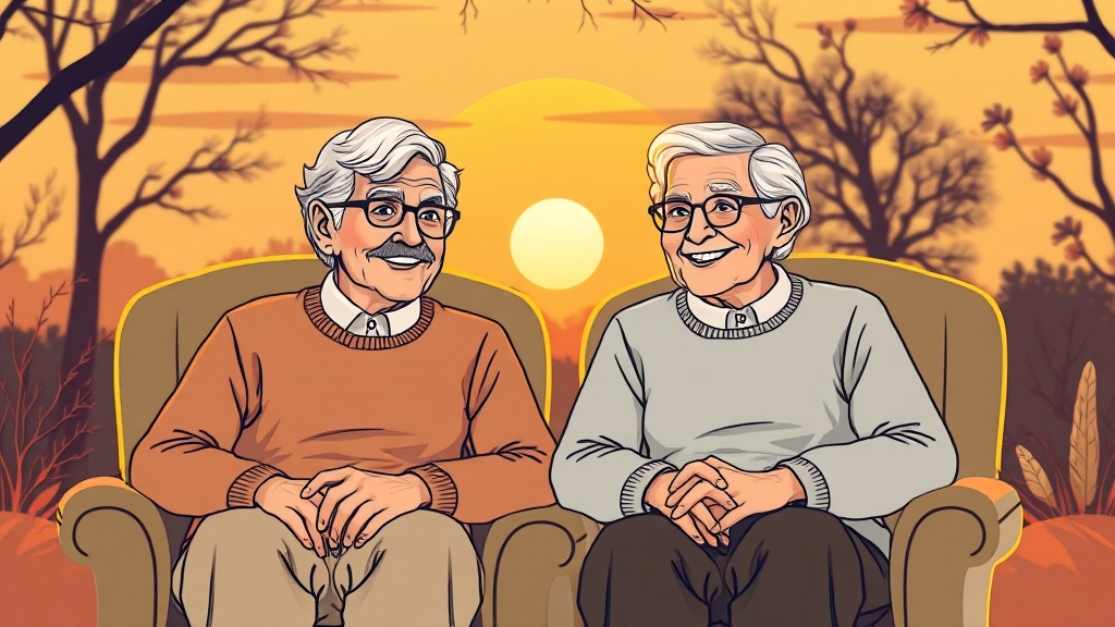 안정적인 노후 준비 필수 고려 사항 (illustration 스타일)