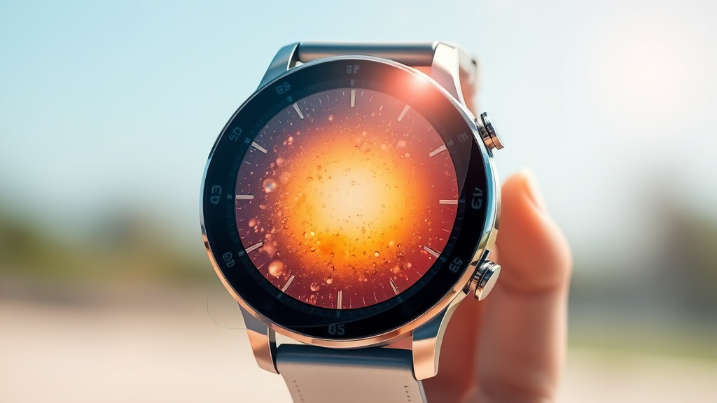 워치7 강화유리 및 보호필름 정보 (watercolor 스타일)