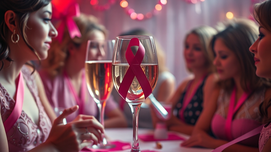 유방암 환자와 시민들 반응 (realistic 스타일)