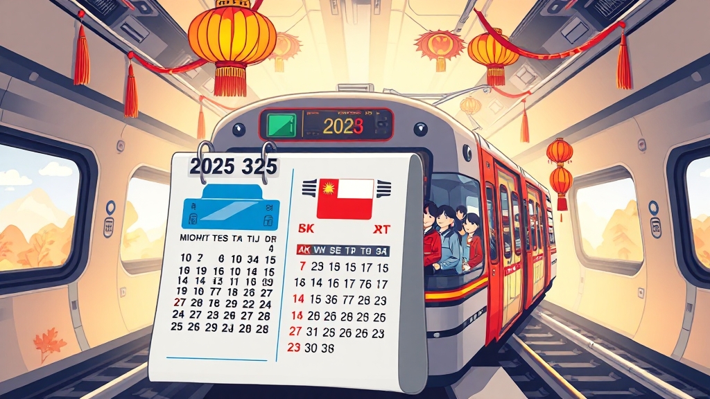 2025 추석 예매 일정 (cartoon 스타일)