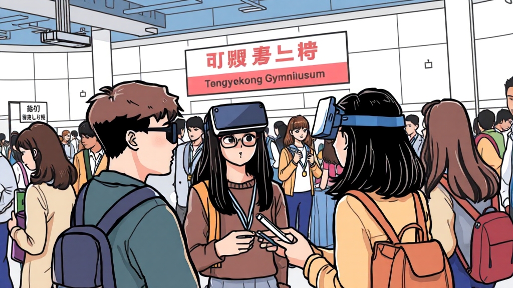 박람회 참여 방법 (cartoon 스타일)