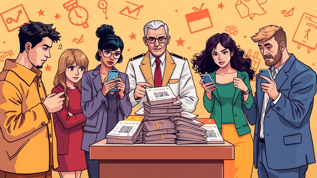 신분증 없을 때 투표하는 방법 (illustration 스타일)