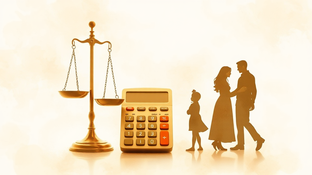 상속세 계산 절차 및 예시 (watercolor 스타일)