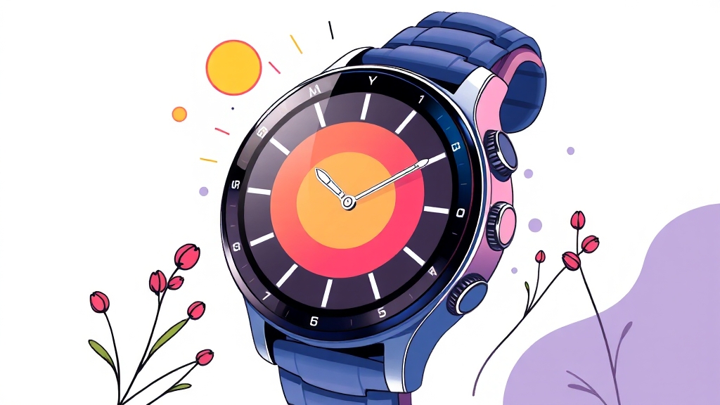 워치7 주요 특징 & 기대 기능 (illustration 스타일)