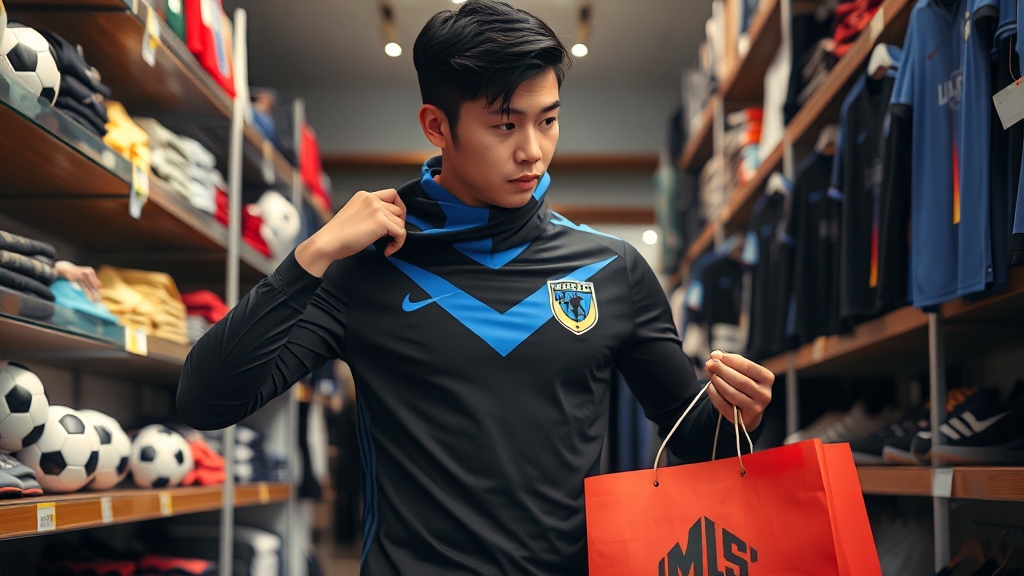 LAFC 유니폼 및 굿즈 구매처 상세 정보 (realistic 스타일)
