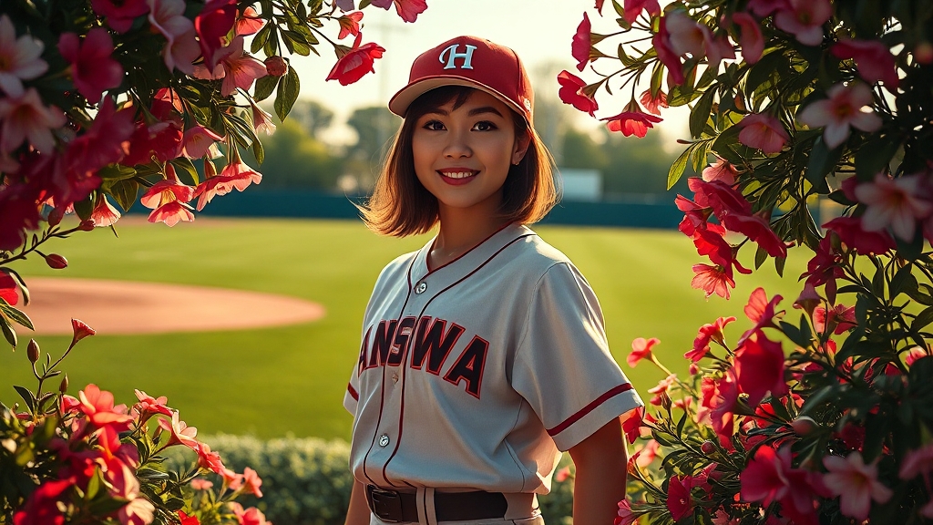 플로리얼 잔류 가능성과 한화 선택 (realistic 스타일)