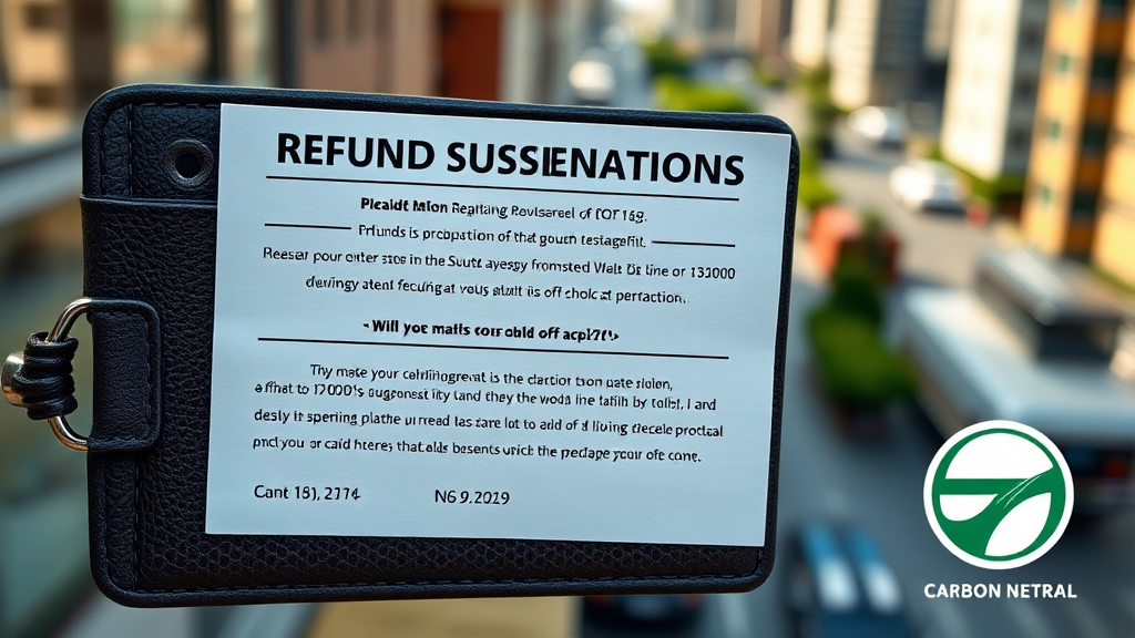 환급 중단, 왜? (realistic 스타일)