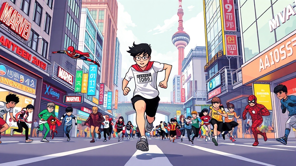 코스 변경, 어떻게 달라졌나? (cartoon 스타일)