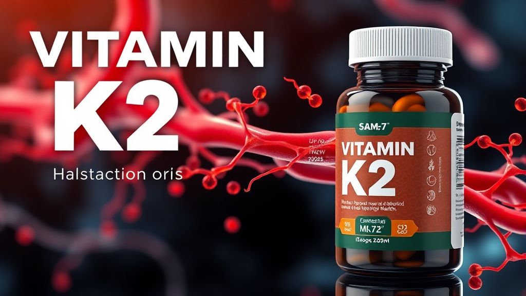 나에게 맞는 비타민 K2 선택 가이드 (realistic 스타일)