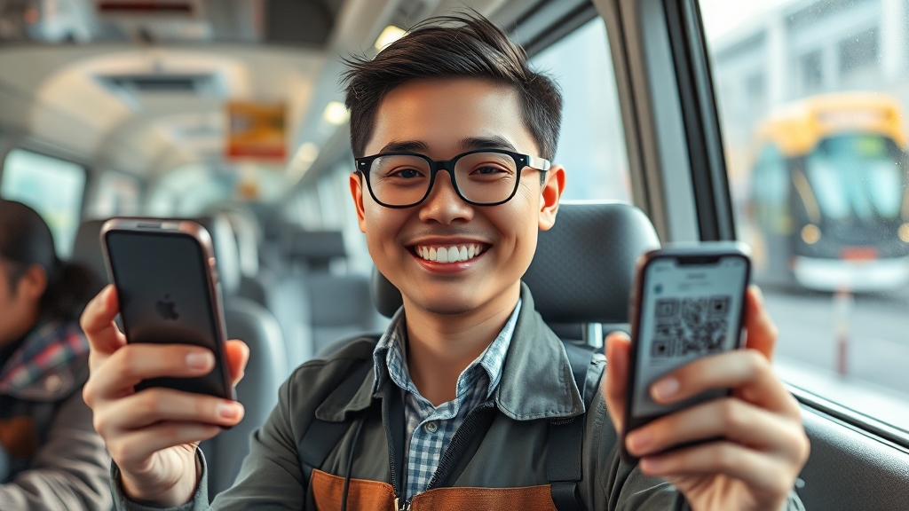 모바일 앱 설치 & 사용법 (realistic 스타일)