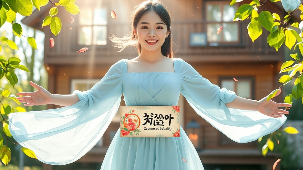 정부 기여금, 얼마나 받을 수 있을까? (watercolor 스타일)