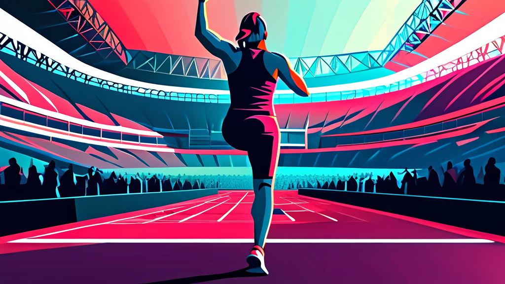 스포츠 및 엔터테인먼트계의 흥미로운 사건들 (illustration 스타일)