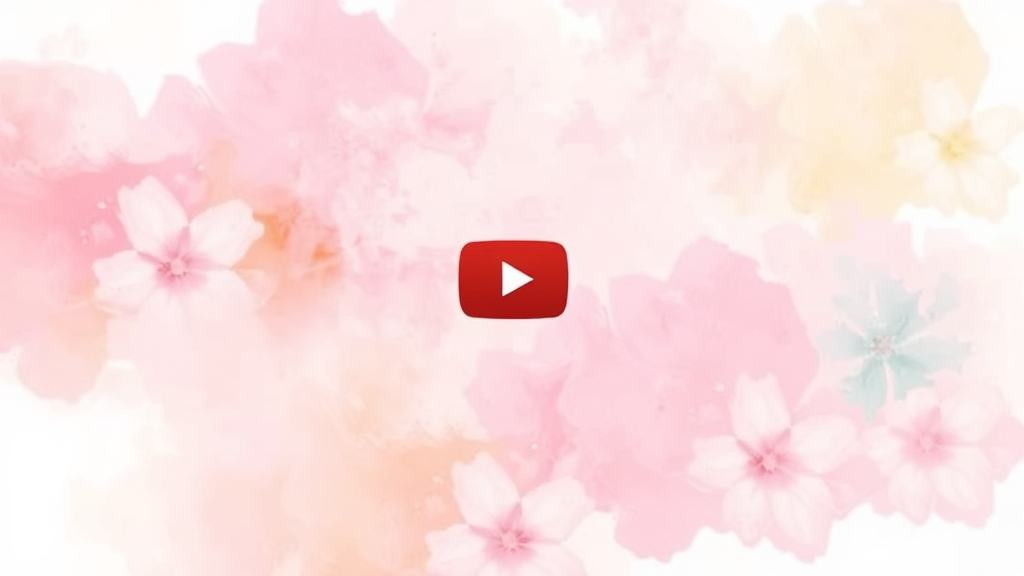 영상 다운로드 및 MP3 추출 (watercolor 스타일)