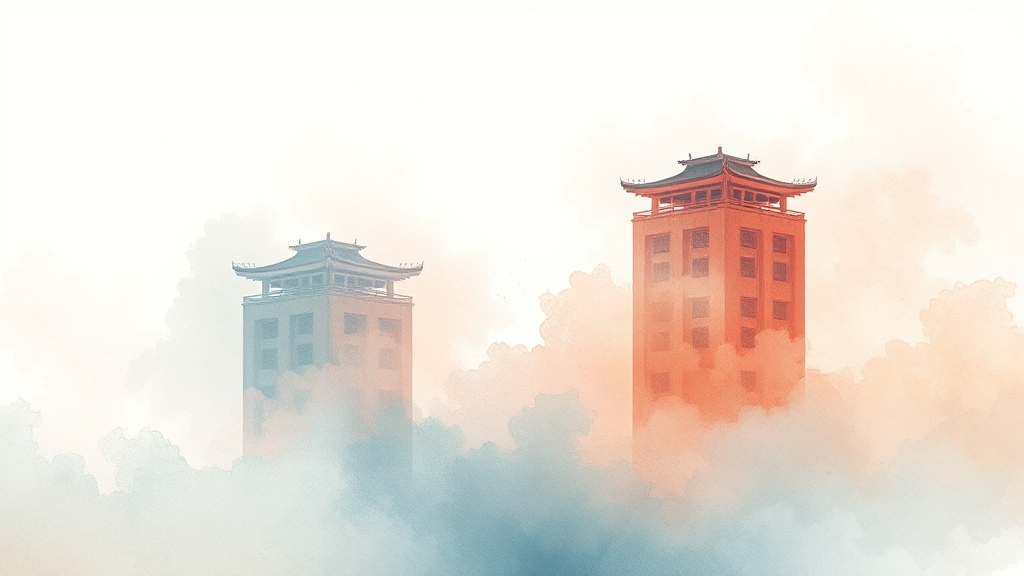 정부의 복구 노력 및 지원 (watercolor 스타일)