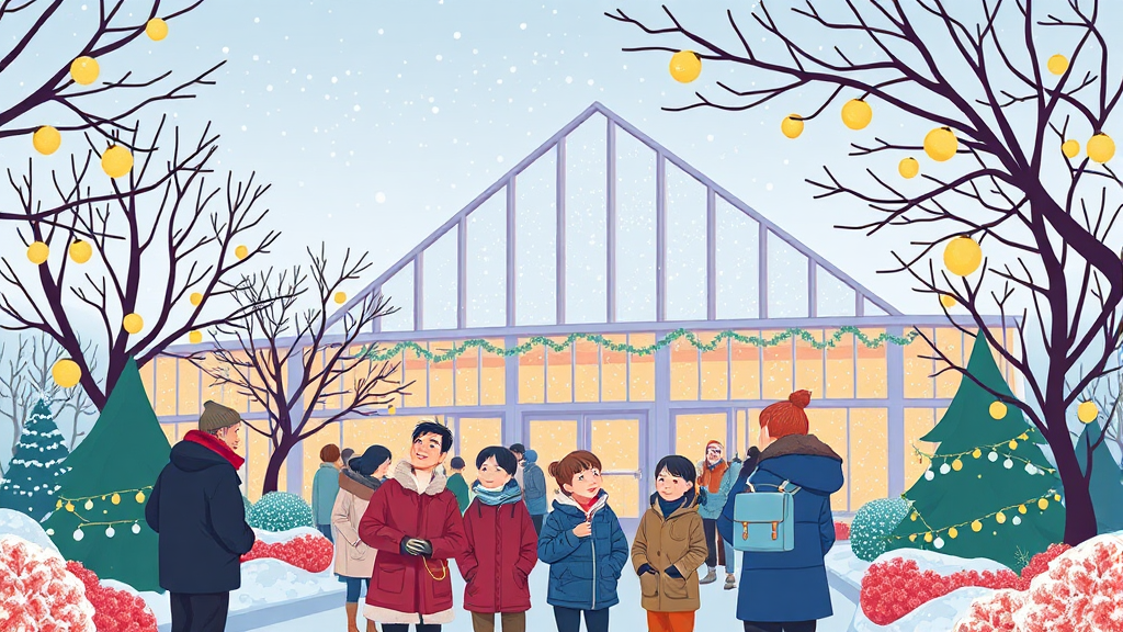 관람 정보 및 이용 안내 (illustration 스타일)