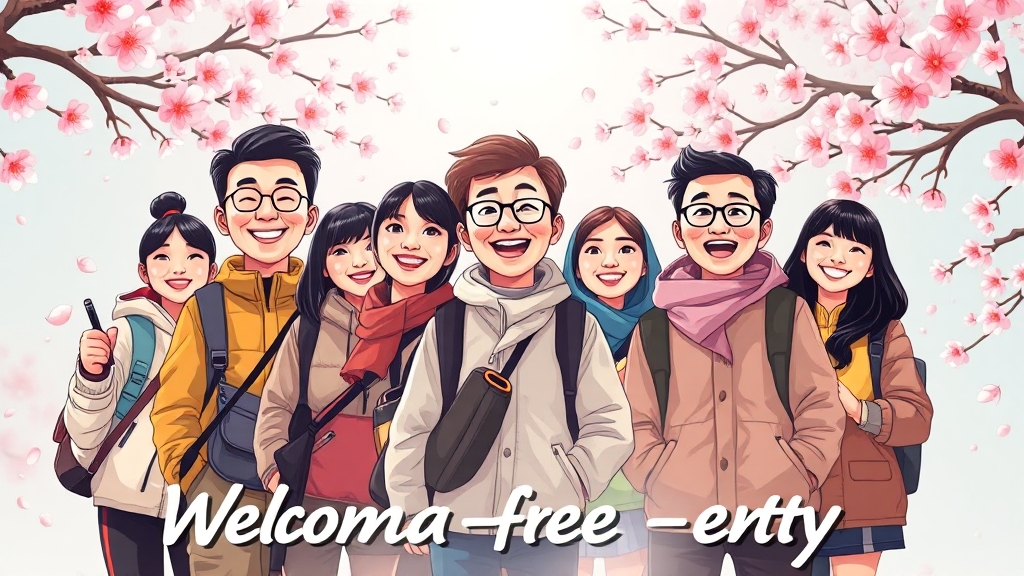 중국 무비자 입국, 어떻게 진행되나? (cartoon 스타일)
