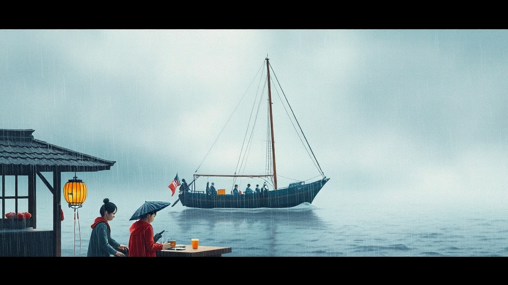 2025 추석 연휴 날씨 전망 (watercolor 스타일)